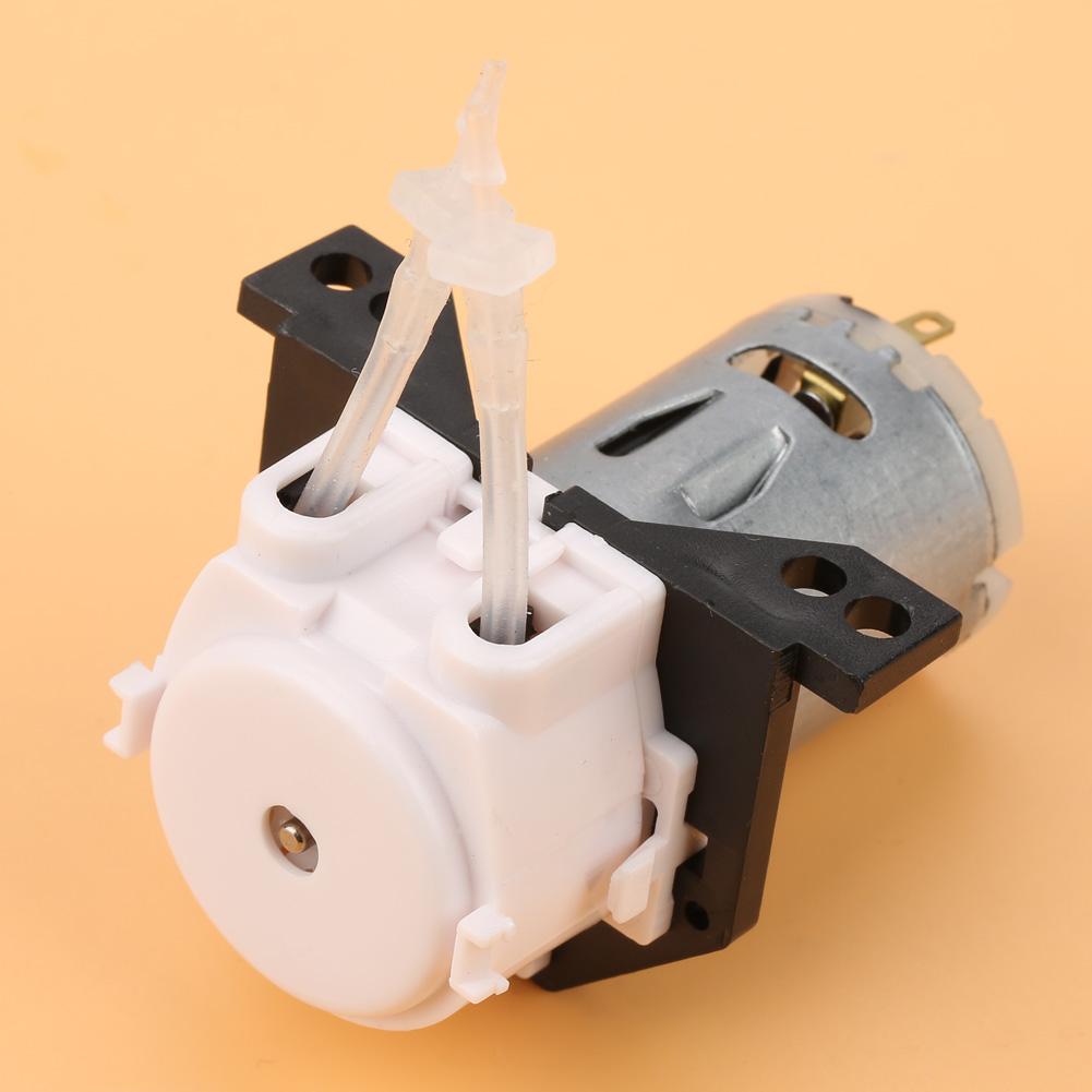 Дозирующий насос DIY перистальтическая трубчатая головка для аквариумной лаборатории химический анализ (белый12в 1*3)