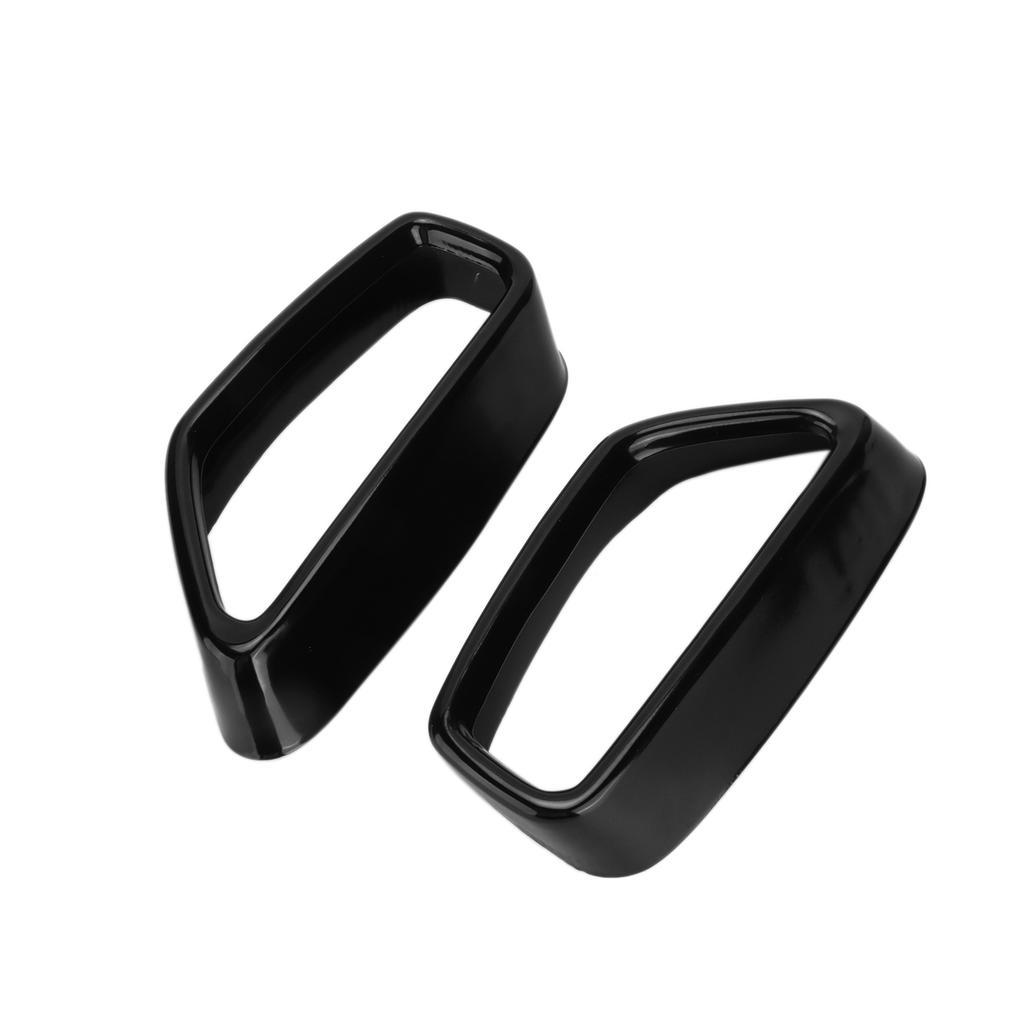 2pcs Exhaust Tail Pipe Tip Cover Gloss Black Replacement for 5 Series G30 G38 2018‑2021