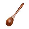 7Pcs Small Wooden Spoons Set Eco Friendly Long Handle Mini Table Spoon for Cooking Serving DIY Projects