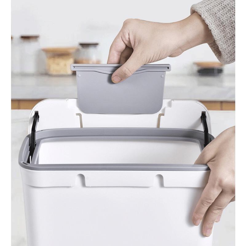 7л / 9л настенный мусорный бак с крышкой мусорное ведро кухонный шкаф дверца подвесной мусорный бак автомобильный мусорный бак для вторичной переработки
