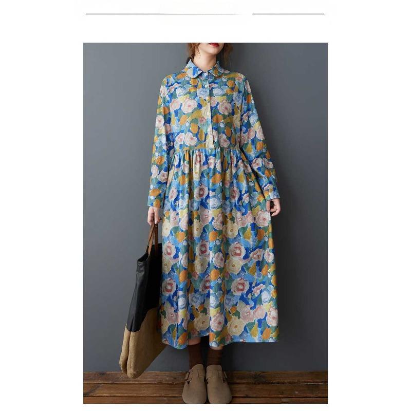 Женское свободное вельветовое платье миди, стройнящее фигуру