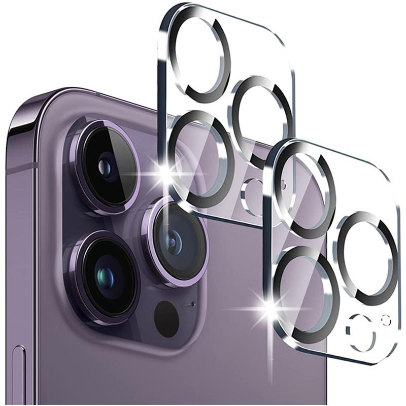 2 шт., стеклянный защитный чехол для объектива камеры для IPhone 13 11 14 Pro Max 12 Mini 14 Plus IPone 13Pro 14Pro IPhone14, аксессуары для бампера