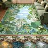 Midnight Jungle Green Carpet for Living Room Decor Tropical Palm Tree Bedroom Lounge Balcony Sofa Mat Coffee Table Dining Room