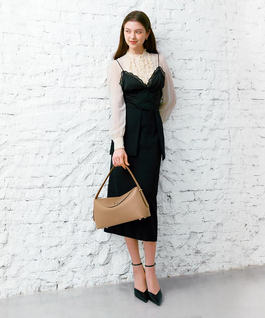 Clave Nicole Beige Tote Bag