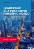 Книга Leadership In a Post-COVID Pandemic World