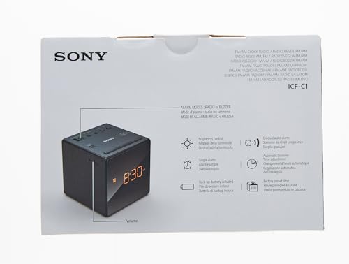 Sony Радиочасы Sony ICFC1B Черный