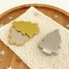 Christmas Tree Shape Handheld Mirror, Double Side Portable Vanity with Snowflake Print, Pocket Makeup Tool for Travel