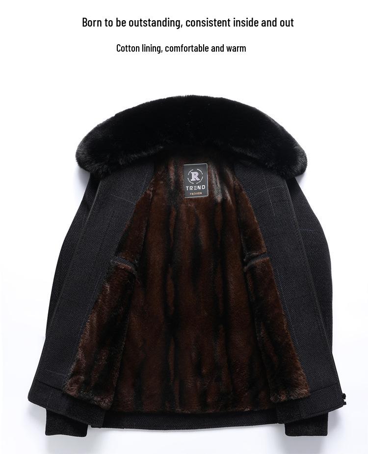 Мужская демисезонная повседневная деловая куртка Woodpecker 2025 для отцов среднего и пожилого возраста