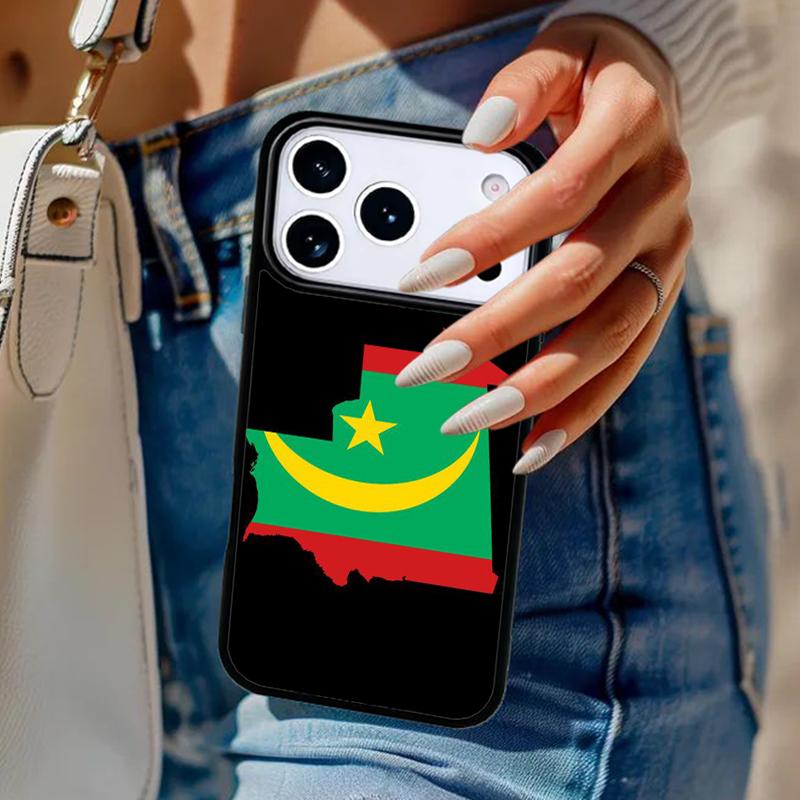 Mauritania Flag Phone Case For iPhone 17 Air 14 15 13 12 Max Cover For Apple 16e 11 Pro Max Plus Coque
