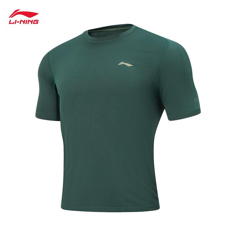 Li-Ning Мужская быстросохнущая охлаждающая футболка с коротким рукавом