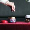Sealed Iron Household Storage Container Sweetmeat Holder Tea Box Tea Jar Teaware Candies Can