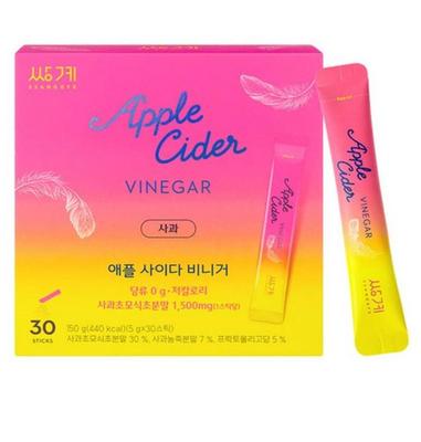 Ssanggye Премиальный яблочный уксус – 30 пакетиков (150г) Сделано из корейских яблок