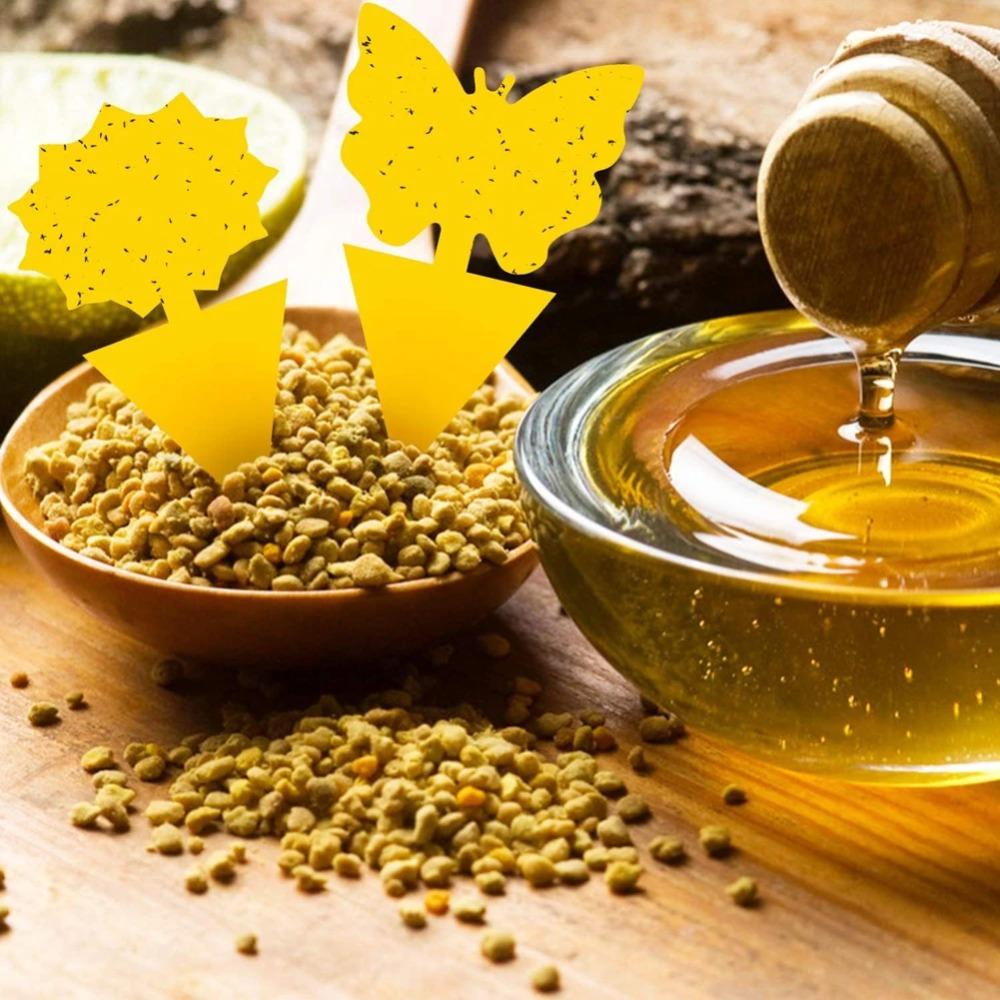 Ловушки для насекомых Защищают растение Двусторонние ловушки для мошек Нетоксичные и без запаха Липкие доски Ловушки для садовых растений Кухни