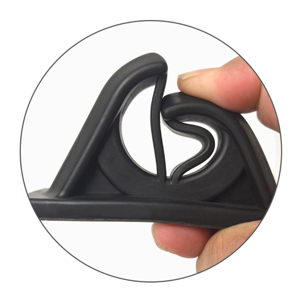 2Pcs Wall Mounted Fishing Rod Display Rack Silicone Rod Storage Clip Fishing Pole Holder Boat