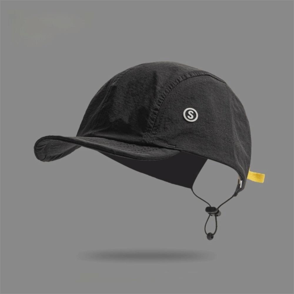 Solid Color Mesh Baseball Cap Adjustable Soft-brimmed Quick-drying Sunshade Cap Breathable Soft Top Outdoor Running Cap Unisex