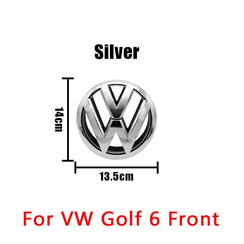 Hub Caps 1Pcs 135mm 110mm VW Golf 6 MK6 For Volkswagen Golf6 2009-2012 Car Rear Trunk Lid Front Grill Emblem Trunk Auto Badge Ac