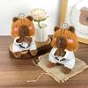 Capybara Plush Captivating Keychain Doll With Short Fur Perfect For Kids And Adults