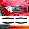 Для BMW 1 серии E81 E82 E87 E88 2004-2014 Накладки на фары "брови" Накладки на веки Декоративные накладки Модификация экстерьера Тюнинг Аксессуары Комплект обвеса