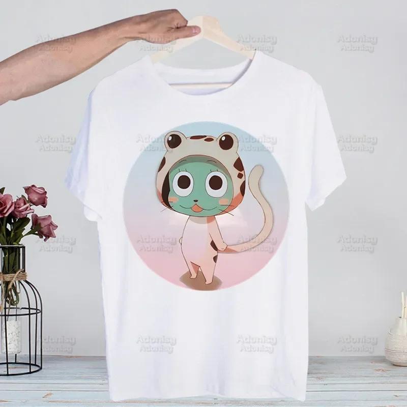 Anime Fairy Tail Natsu Dragneel Lucy T-shirts Summer Men/Women Hip Hop Funny Tshirt Streetwear T Shirt Short Sleeve Tee Top