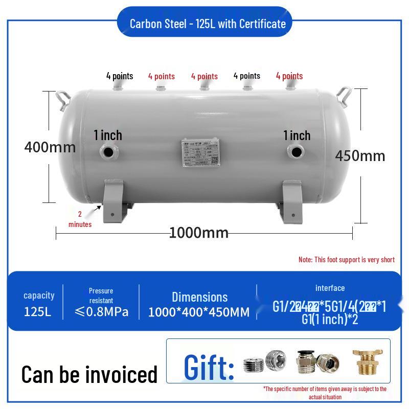 Compact Air Tanks 2L-60L - Ideal for Compressors and Vacuum Systems
