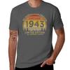 80th Birthday Vintage 1943 Limited Edition Patriotic Australia TShirt Work Utility Short Sleeve Shirt