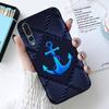 Stripes Anchor Boat Ship Wheel Phone Case for Huawei Honor 10 I 8X C 5A 20 9 10 30 Lite Pro Voew 10 20 V30