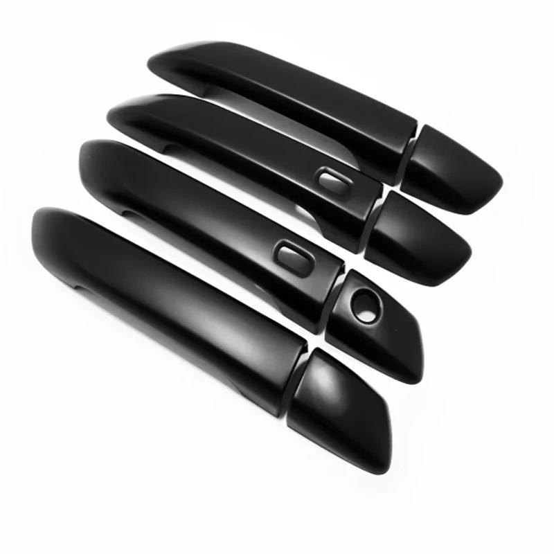 LHD RHD For Isuzu MU-X MU X 2024 ABS carbonfiber Side Door Handle Cover Trim Door Bowl Sticker Protector Accessories