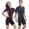 Unisex 2mm Wetsuit with Sun Protection, Jellyfish Resistance, and Front Zipper for Surfing & Snorkeling