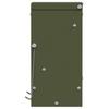 Rabbit Feeder Olive Green 12.5 x 12.5 x 25 cm