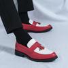 Sizes 38-46 Classic Men Tassel Shoes Luxurious Casual Comfortable Fashionable Small Leather Shoes Men Business Office Loafers