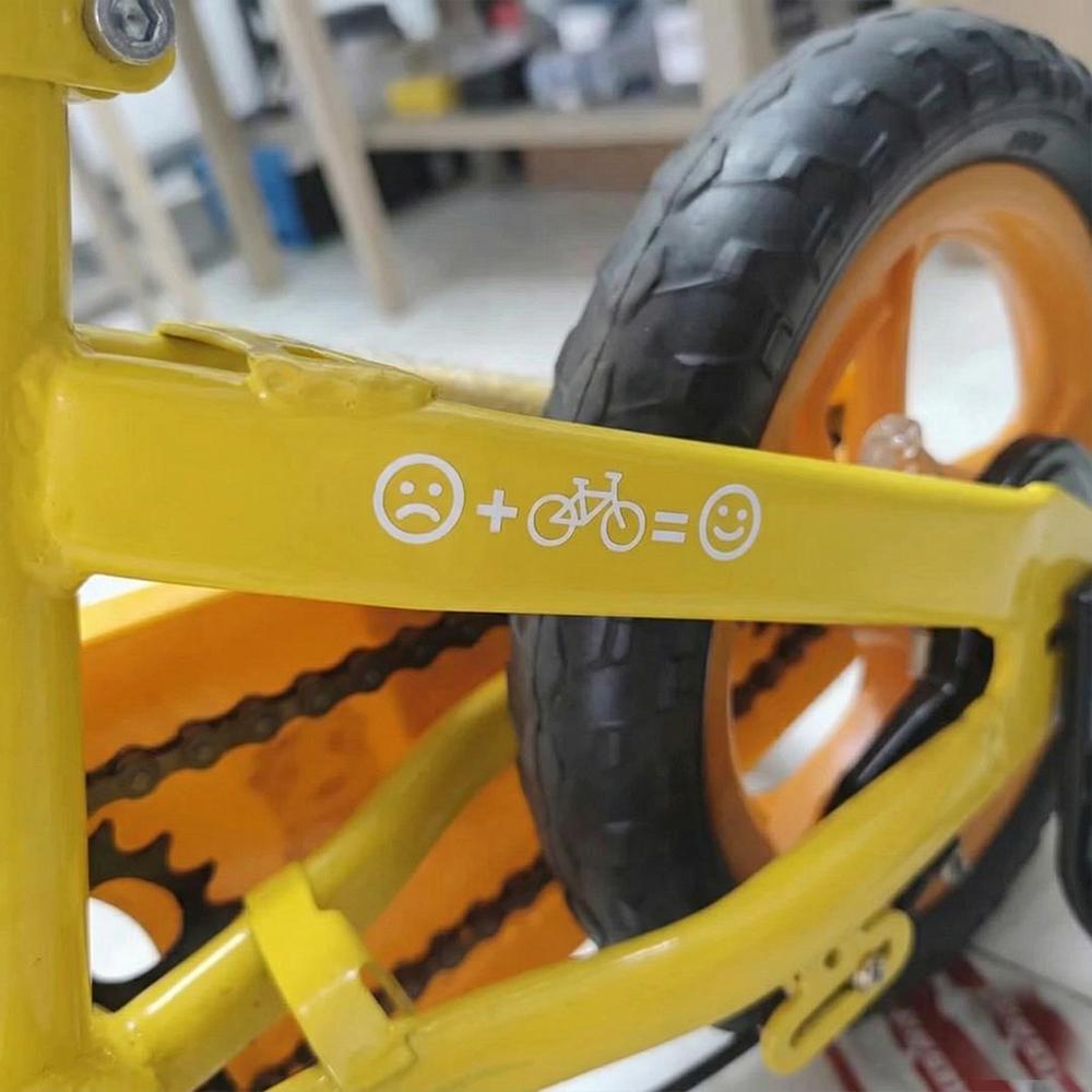 Эмодзи Наклейки на Велосипед Наклейки Велоспорт Велосипед MTB Виниловые Наклейки Дорожный Рама Верхняя Труба Декор Баланс эмодзи Графическая Пленка