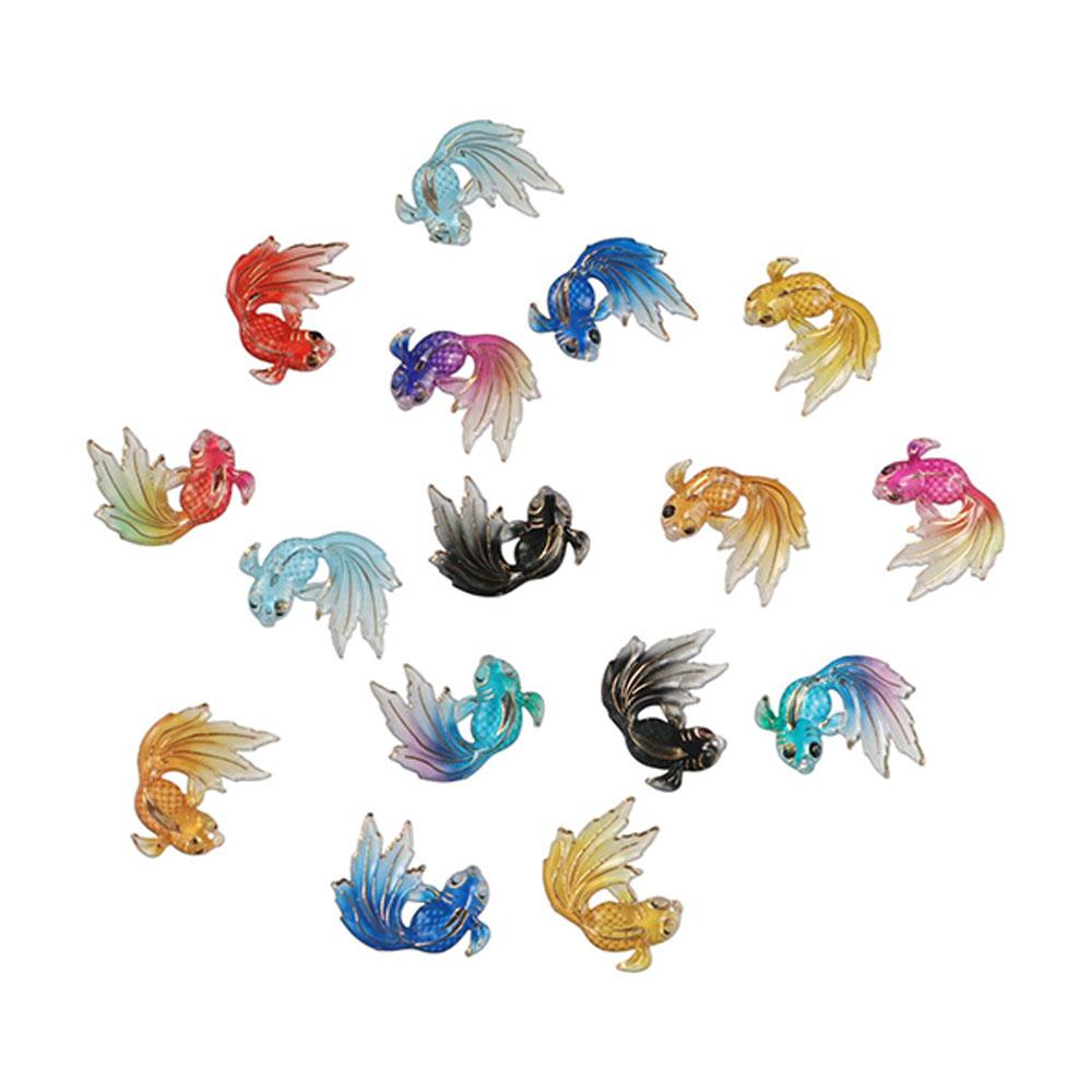 8Pcs/set DIY Goldfish Miniatures Mini Goldfish Micro-landscape Creative Wedding