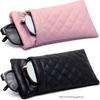 Portable Squeeze Sunglasses Case- Pu Leather Soft Sunglasses Case Easy To Use Eyeglasses Case Pouch