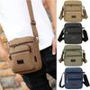 Casual Small Canvas Shoulder Bag Men's Square Bag Diagonal Bag Men's Shoulder Bag