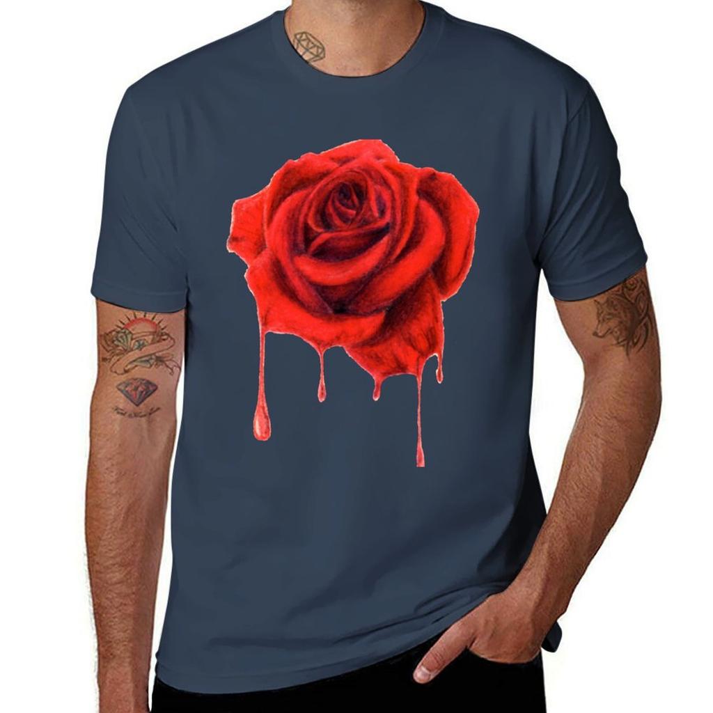Painting the Roses Red TShirt Plus Size Summer Short Sleeve TShirt