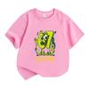 Kids Boys Girls 100% Cotton Crew Neck Short Sleeve T-Shirt, Cute 67 Cartoon Character Graphic Casual Funny Tee for Toddlers Children Daily Wear
