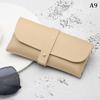 Glasses Case Women Leather Soft Glasses Bag Portable Glasses Storage Box