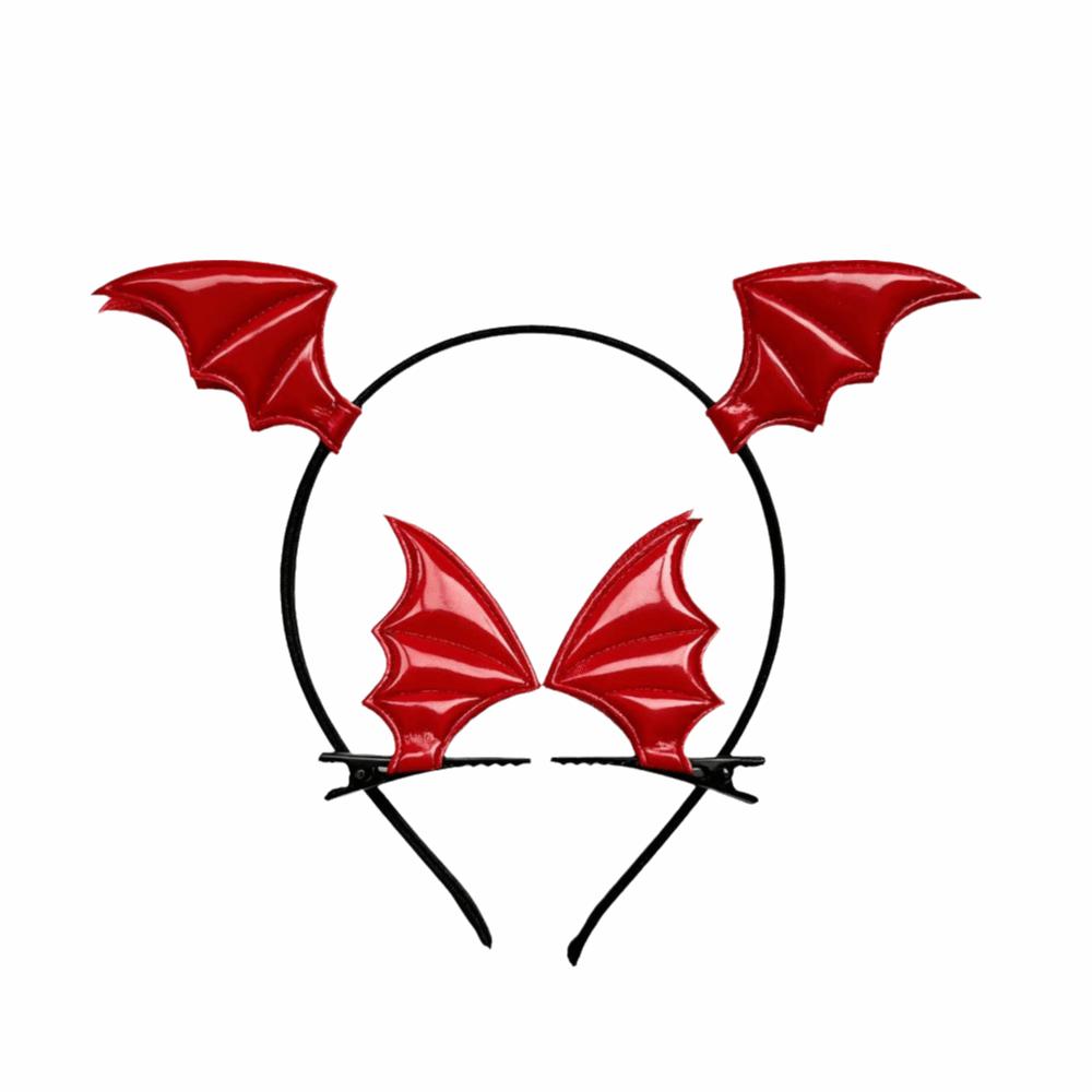 Creative Bat Wings Headband Fashion Dragon Devil Hair Clips Pins  Cosplay Costume