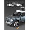 Масштаб 1/24 Land Rover Defender литая модель автомобиля: Подробная копия с открывающимися дверями, капотом и багажником, идеальный подарок для любителей автомобилей
