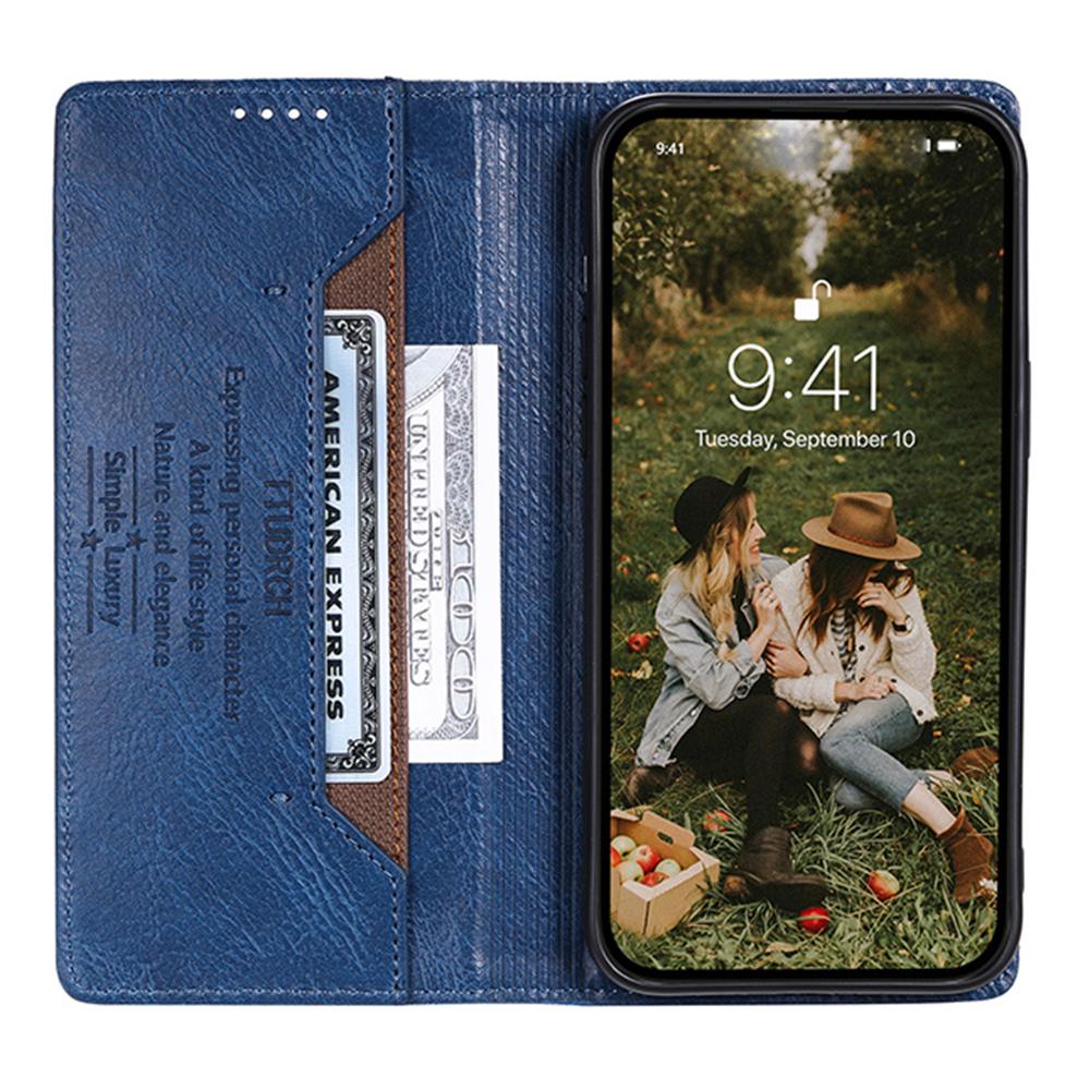 TTUDRCH Style 007 For Motorola Moto G86 5G Leather Case RFID Blocking Wallet Stand Phone Cover