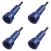 Wire Nut Twister with 1/4 Chuck Spin Twisting Wire Connector Socket (Blue)