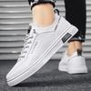 Summer breathable casual shoes sports flat shoes white leather shoes