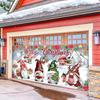 Christmas Gnome Garage Door Banner Decoration Large Garage Cover 16ft X 7ft