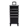 4 In 1 Portable Cosmetics Beauty Hairdressing Makeup Trolley Carry Bag Case Box