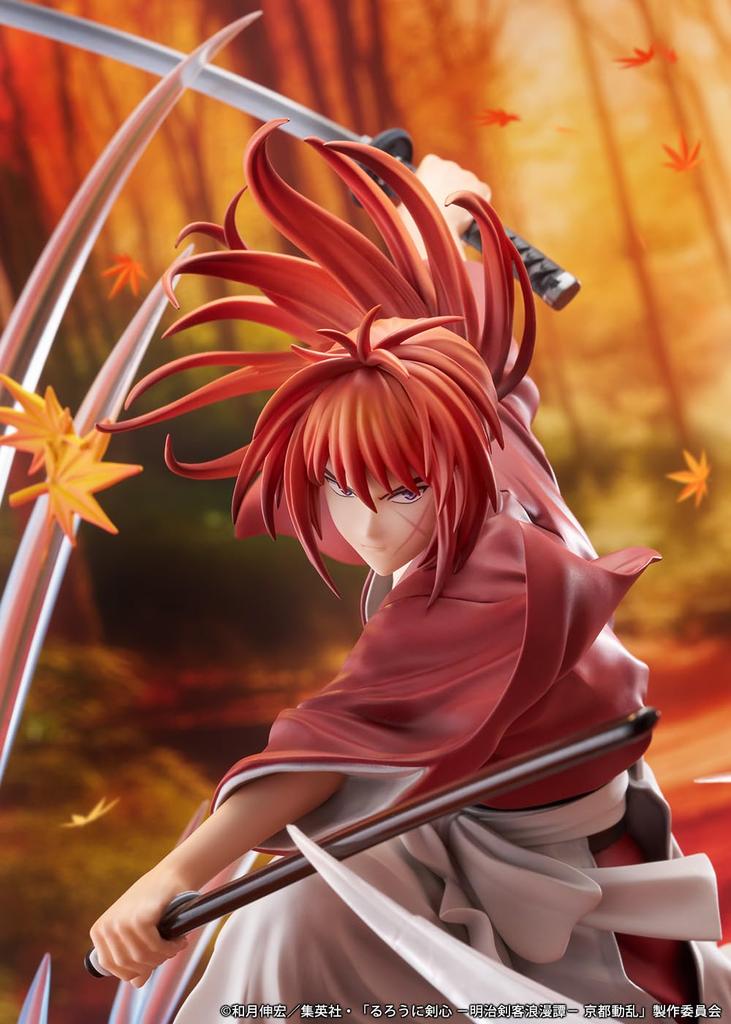 PROOF TV Anime Meiji Swordsman Romantic Story Kyoto Himura Kenshin Soryuu Sen Scale PVC Complete Figure "Rurouni Kenshin - Disturbance" ver. 1/7