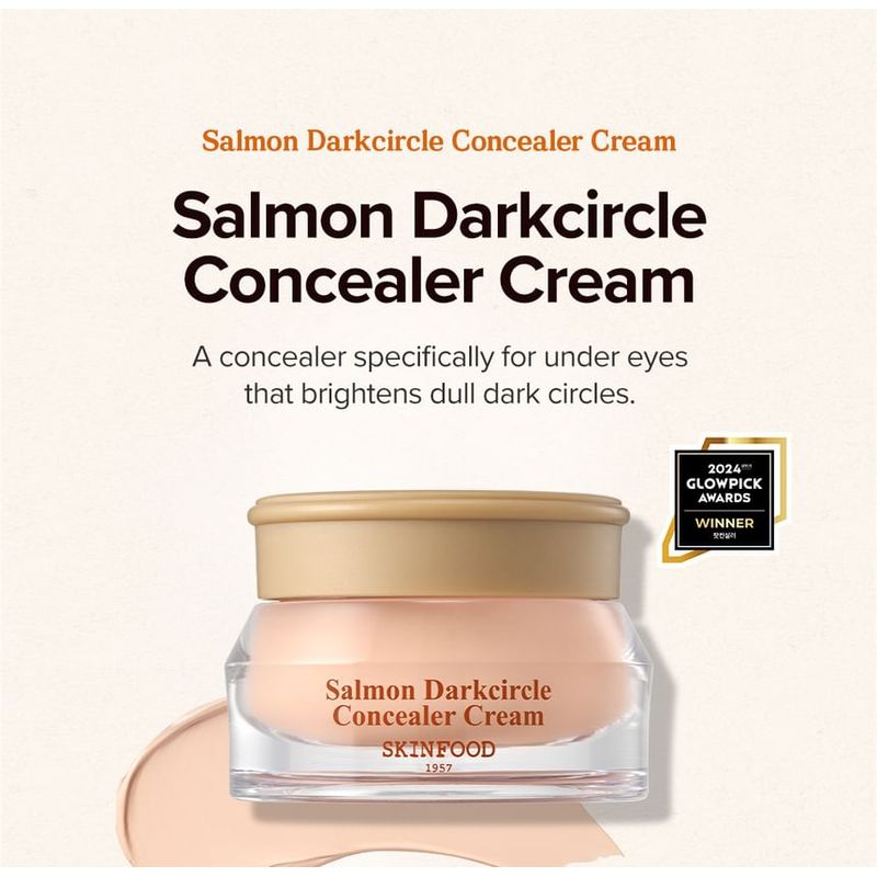 SKINFOOD - Salmon Darkcircle Concealer Cream - 3 Colors