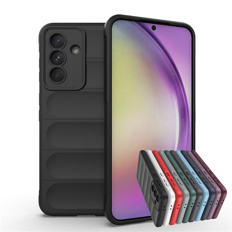 Матовый Мягкий Силиконовый Чехол С Ощущением Кожи Гибкий Для Samsung A57 A37 A17/07 A56/36/26/16 A55/35/25 Ударопрочный Защитный Задний Чехол
