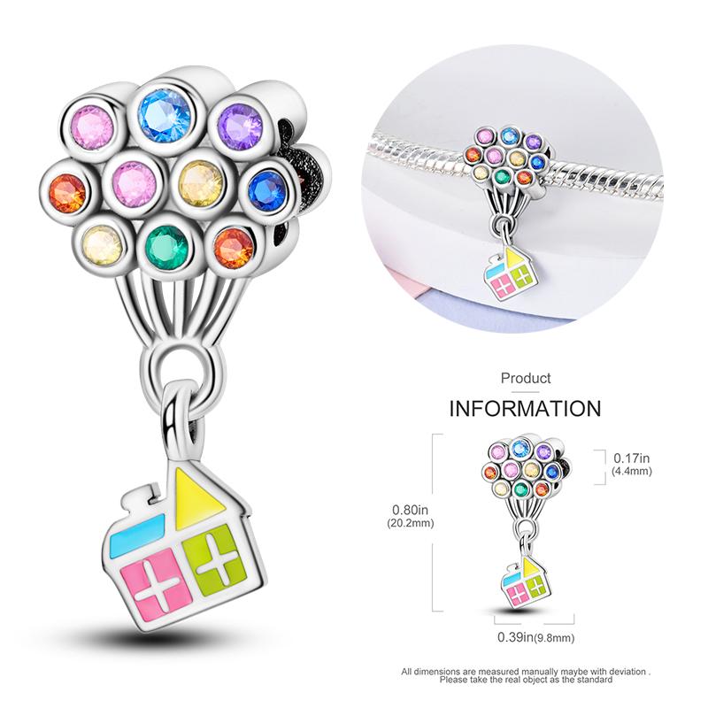 New Copper Bow Star Love Pink Series Charm Beads Suitable For 3Mm Original Bracelet Diy Fashion Jewelry Gift