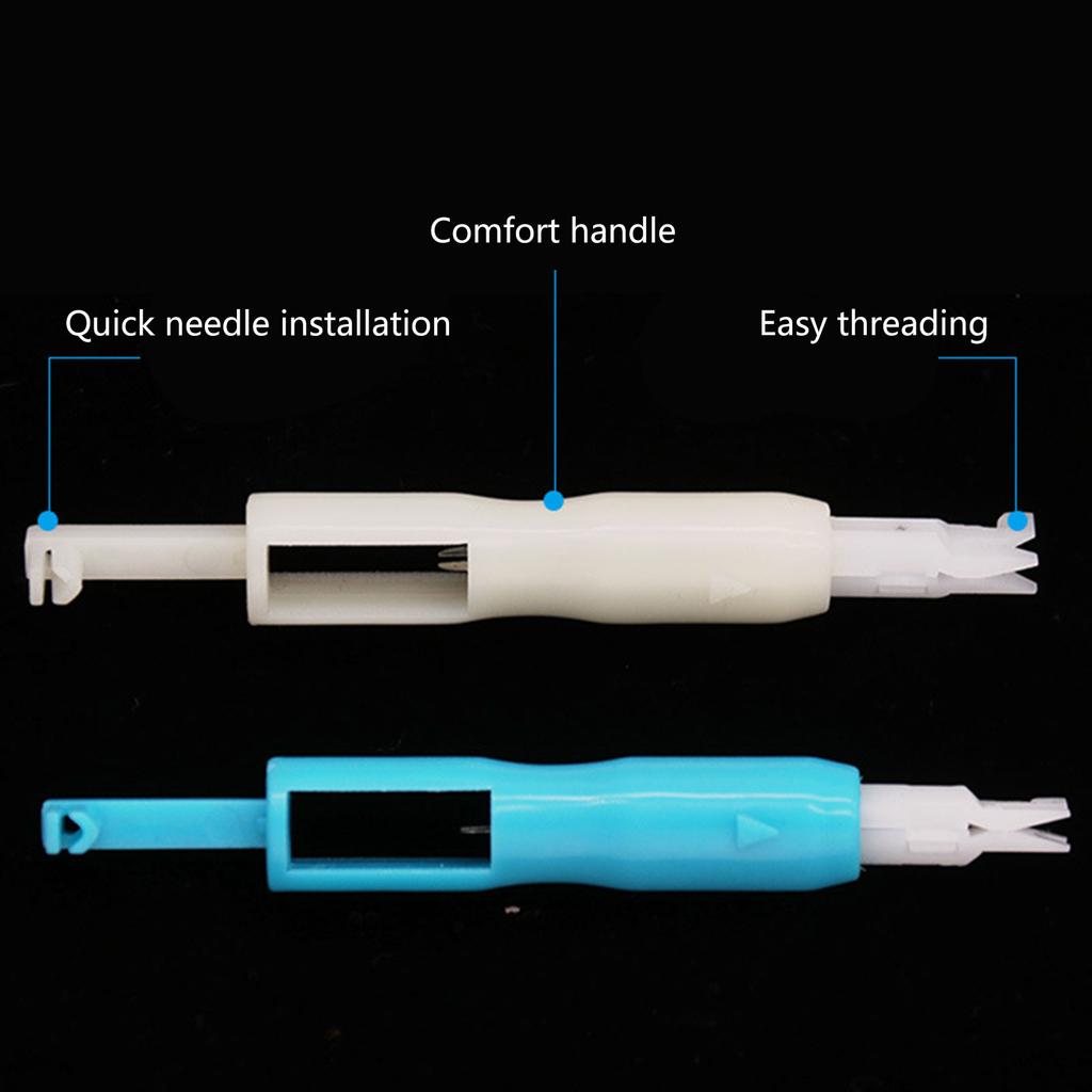 Sewing Machine Needle Threader Double End Needle Threaders Quick Sewing Threader Threading Tool for Sewing Machine