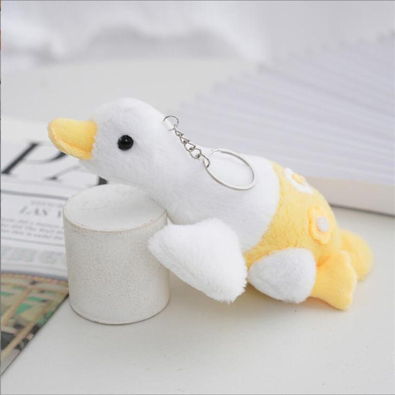 Цветок Гусь плюшевая игрушка милый кулон мягкая игрушка сумка кукла брелок для девочек рождественский подарок свадебная вечеринка декор